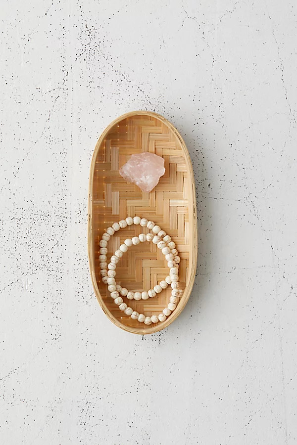 Yasmine Bamboo Catch-All Dish | Urban Outfitters (US and RoW)