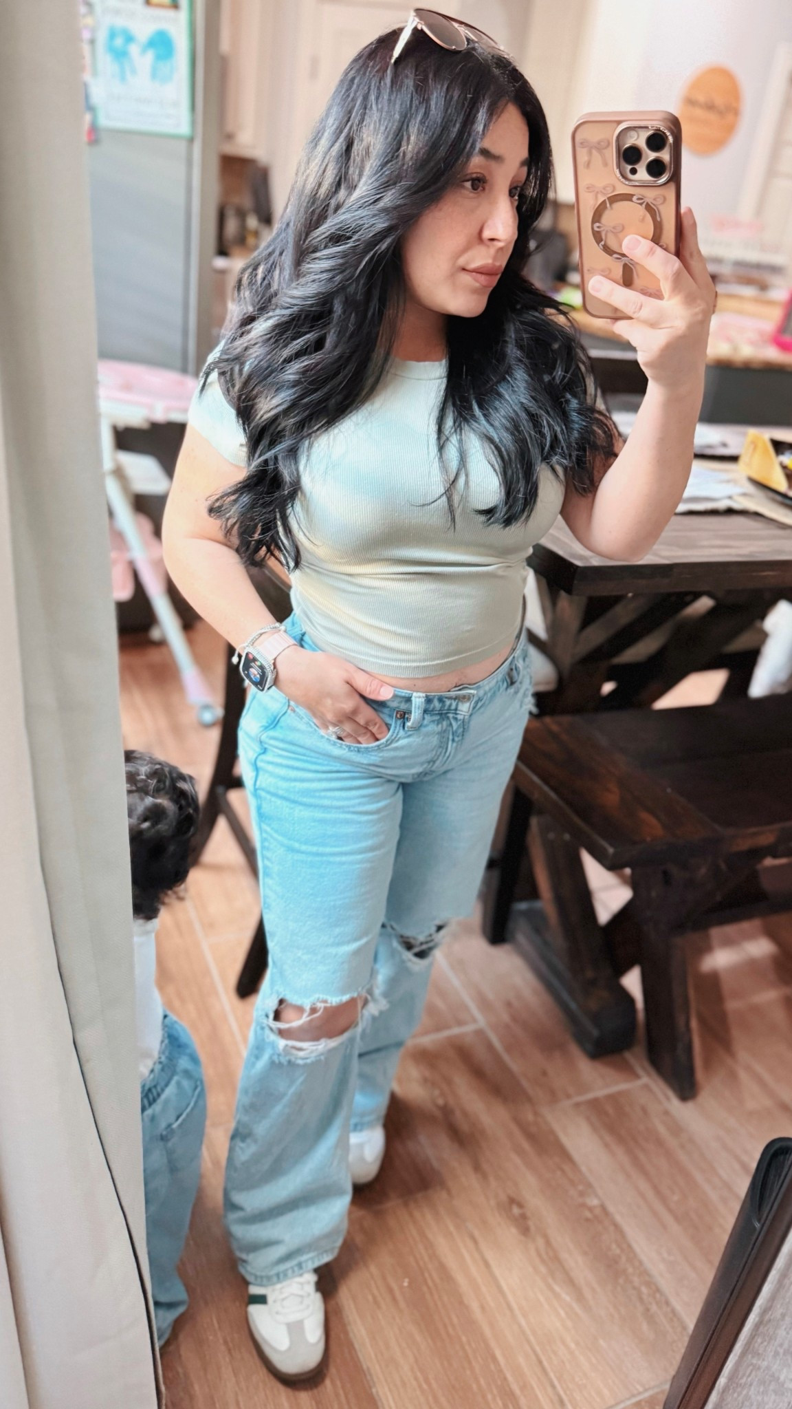 Mom OOTD 🤍

#LTKPetite #LTKmomlife #LTKootd