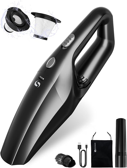 Handheld Vacuum Cordless, Car Vacuums Powerful with Rechargeable Battery, Portable Hand Held Vacu... | Amazon (US)