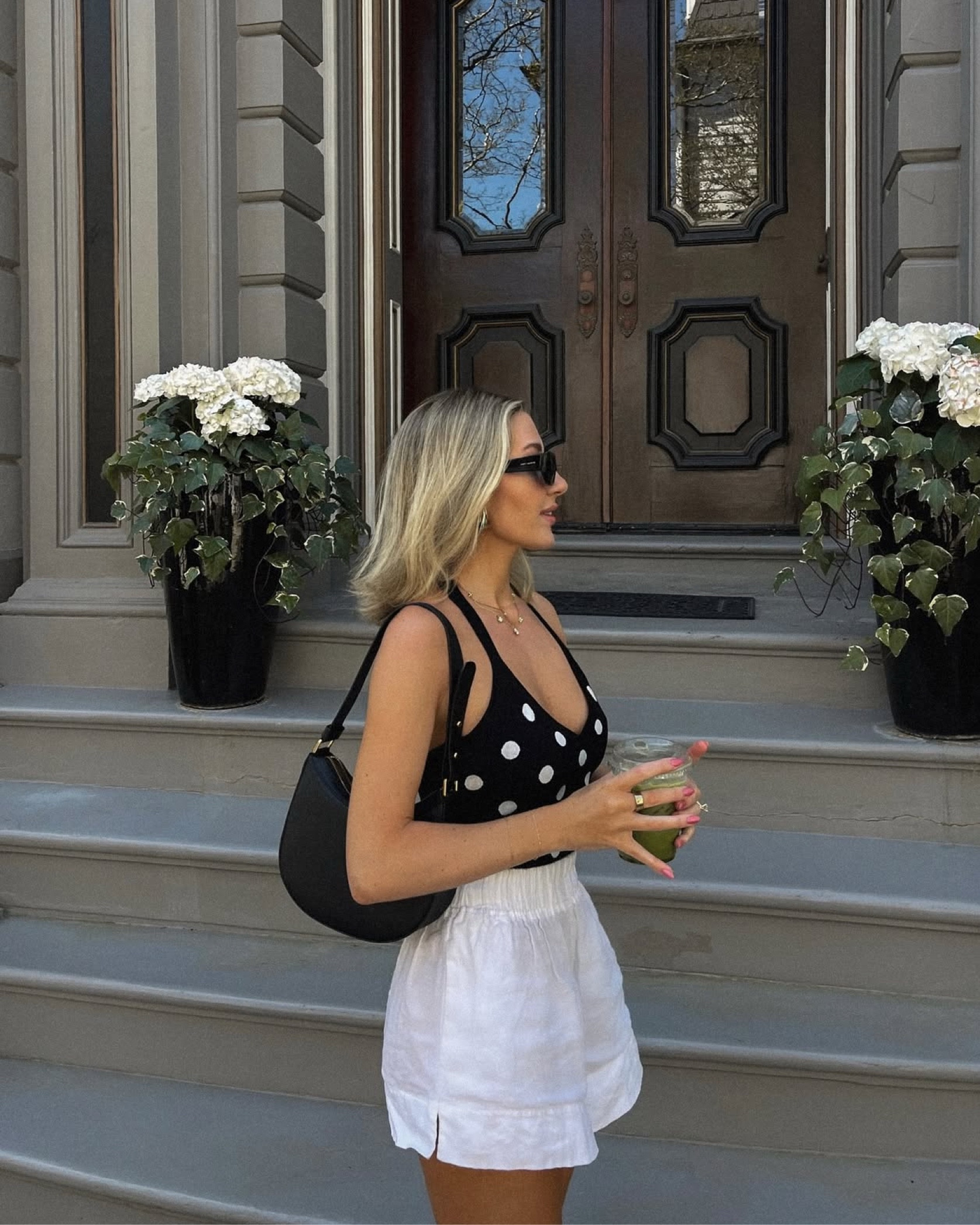 the perfect summer outfit! Such a chic summer outfit and love a polka dot top paired with linen shorts 🤍

#LTKWorkwear #LTKStyleTip #LTKSeasonal