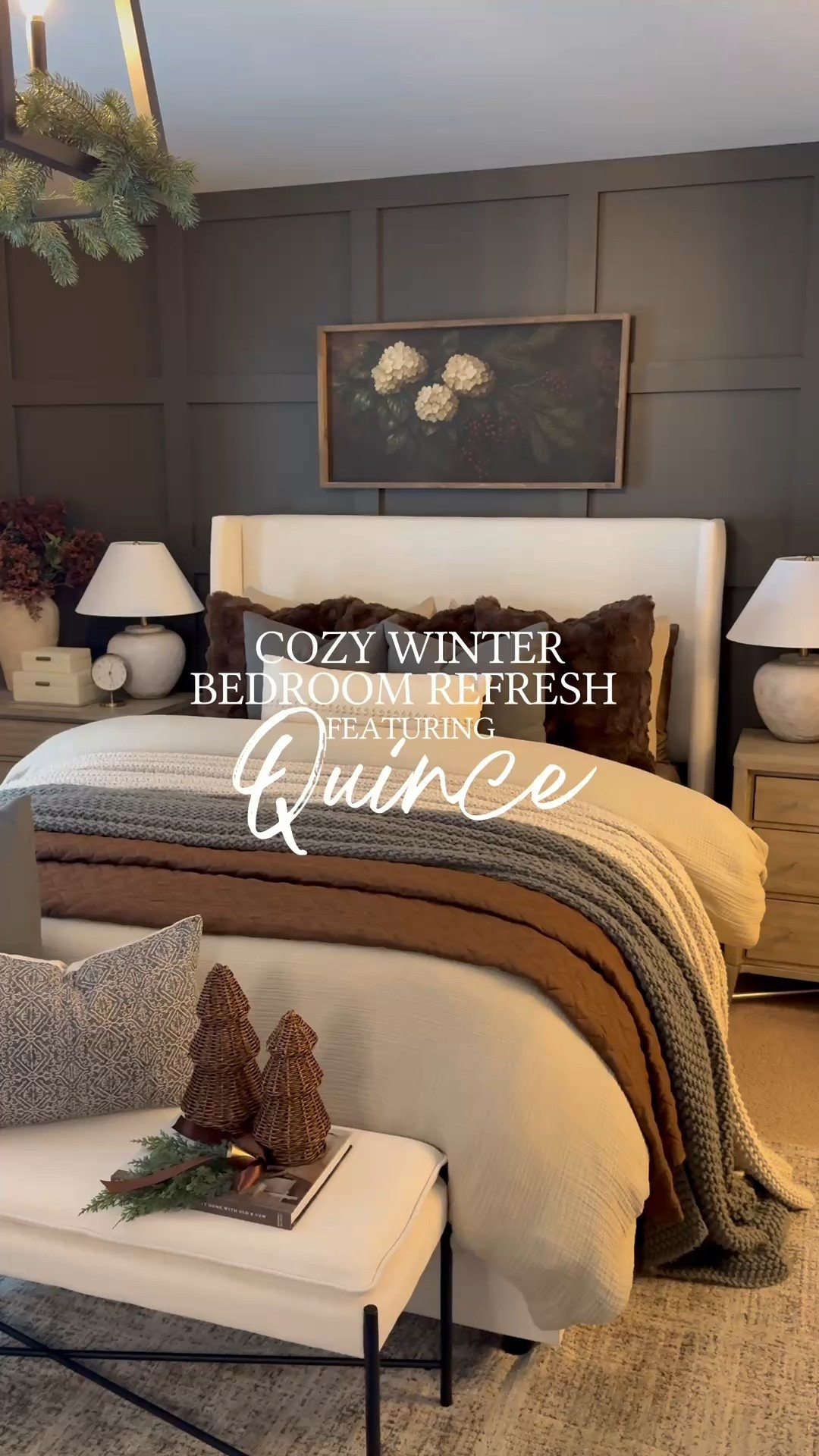 Cozy Winter Bedroom Refresh
Follow @farmtotablecreations on Instagram for more cozy home styling finds.

I partnered with @onequince to give our bedroom the softest winter refresh, and I truly couldn’t love it more. #quincepartner The walnut bamboo sheets feel buttery and breathable, the vintage-wash European linen bed cover gets softer every time I wash it, and the organic airy gauze duvet cover adds that light, effortless layer that makes the whole room feel like a warm winter retreat. It’s simple, cozy, and exactly what this season calls for.

#beddingset #bedroomrefresh #winterbedroom #cozyhome #bedroommakeover #linenbedding #quincehome #neutralbedroom #layeredbedding #homefinds #homeinspo #bedroomstyle #bamboosheets #europeanlinen #duvetcover #winterdecor #cozywinterhome #winterstyling #christmasdecor #christmasbedroom #neutralchristmas #holidayhome #nightstanddecor #bedroomrug #warmandcozy #wintervibes

#LTKSaleAlert #LTKHoliday #LTKHome