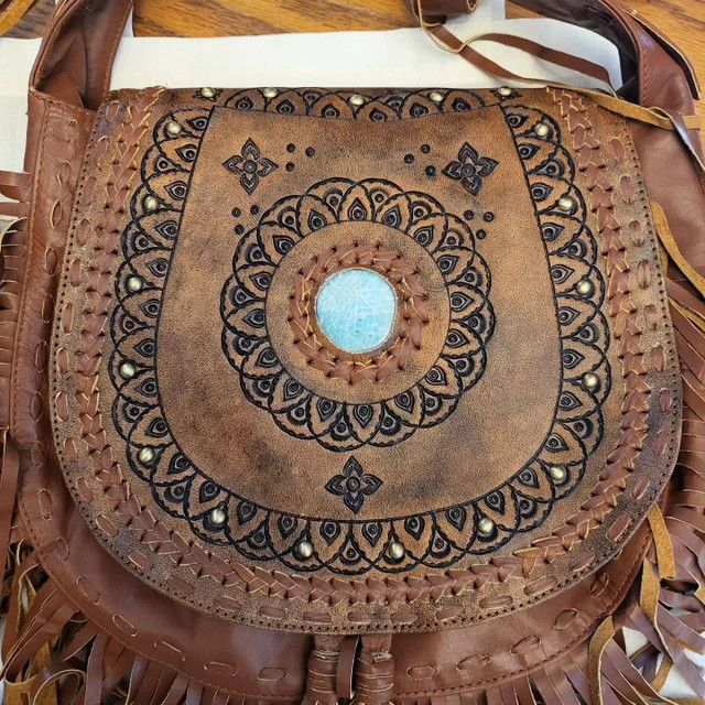 Bolso bandolera Boho de cuero con herramientas, bolso occidental, bolso de festival - Etsy Españ... | Etsy (ES)