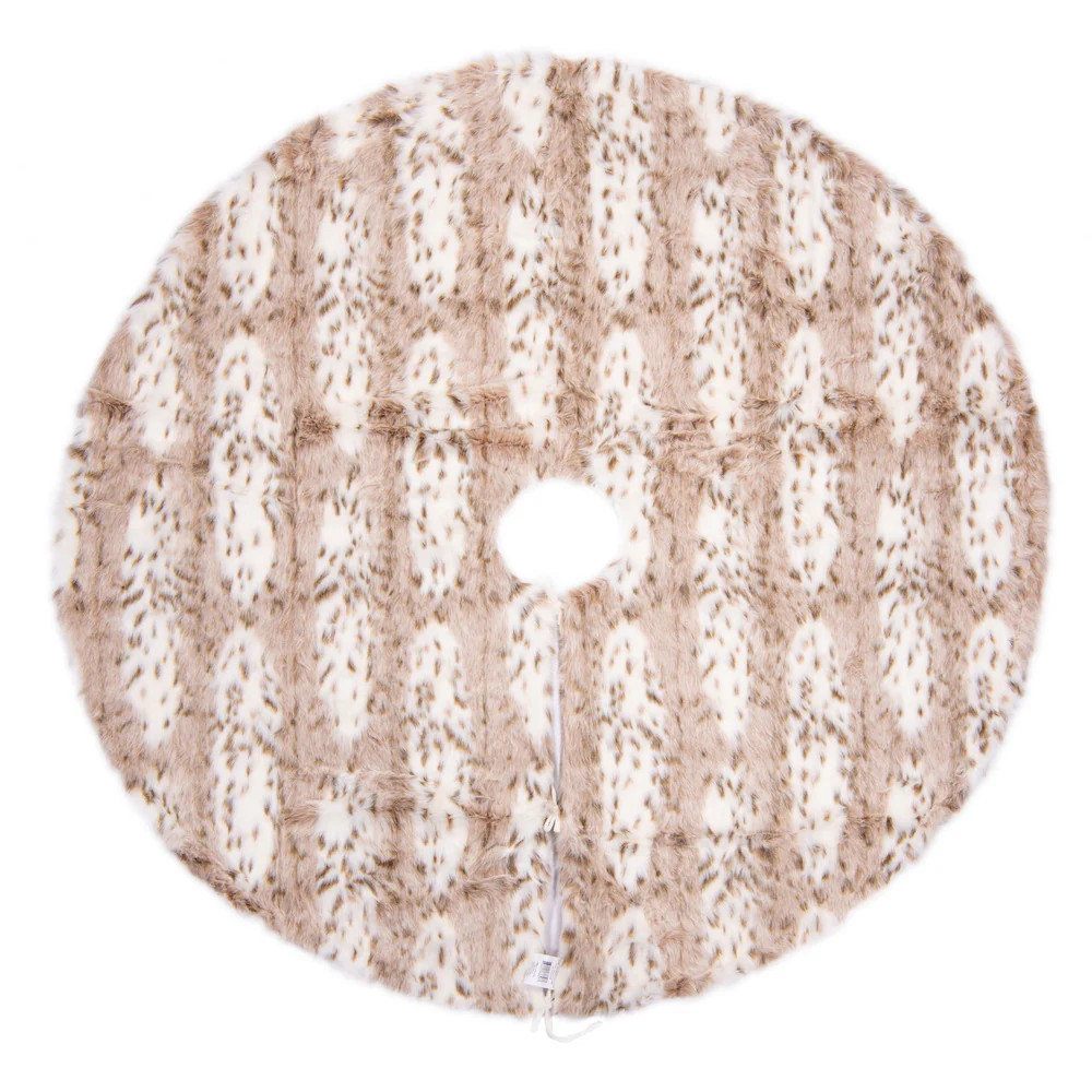 Iberian Faux Fur Tree Skirt | Modern Locke