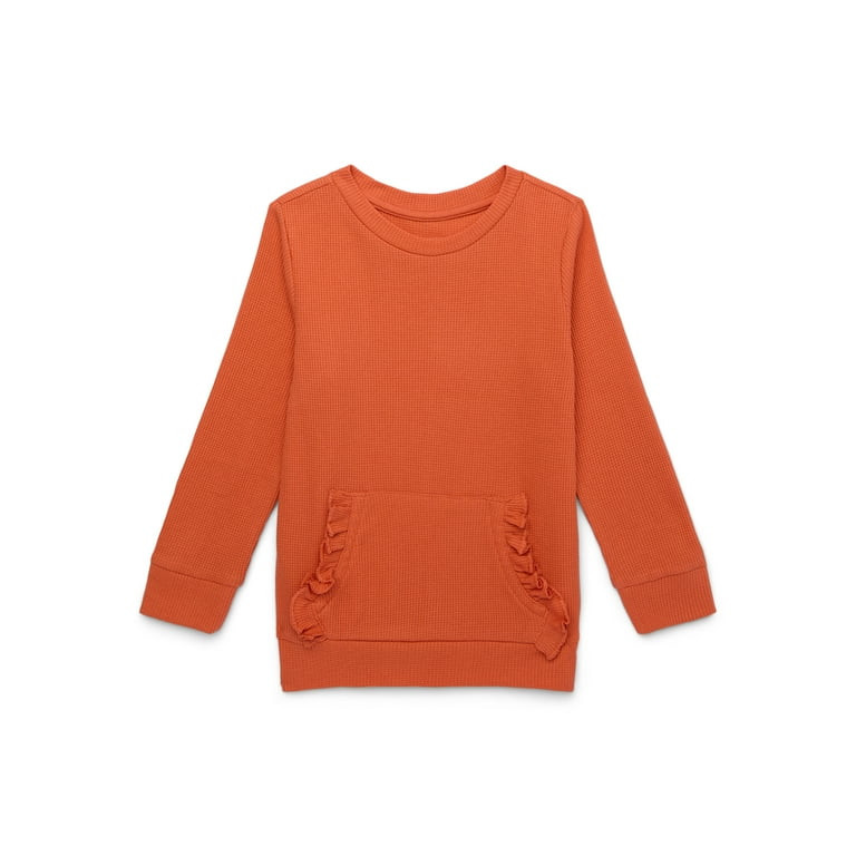 Garanimals Toddler Girl Long Sleeve Print Thermal Top, Sizes 18M-5T | Walmart (US)