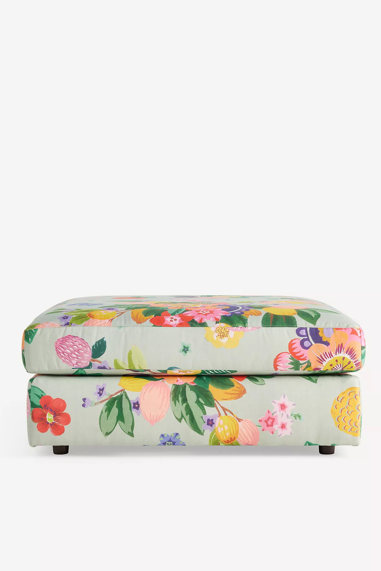 Denver Printed Outdoor Ottoman | Anthropologie (US)