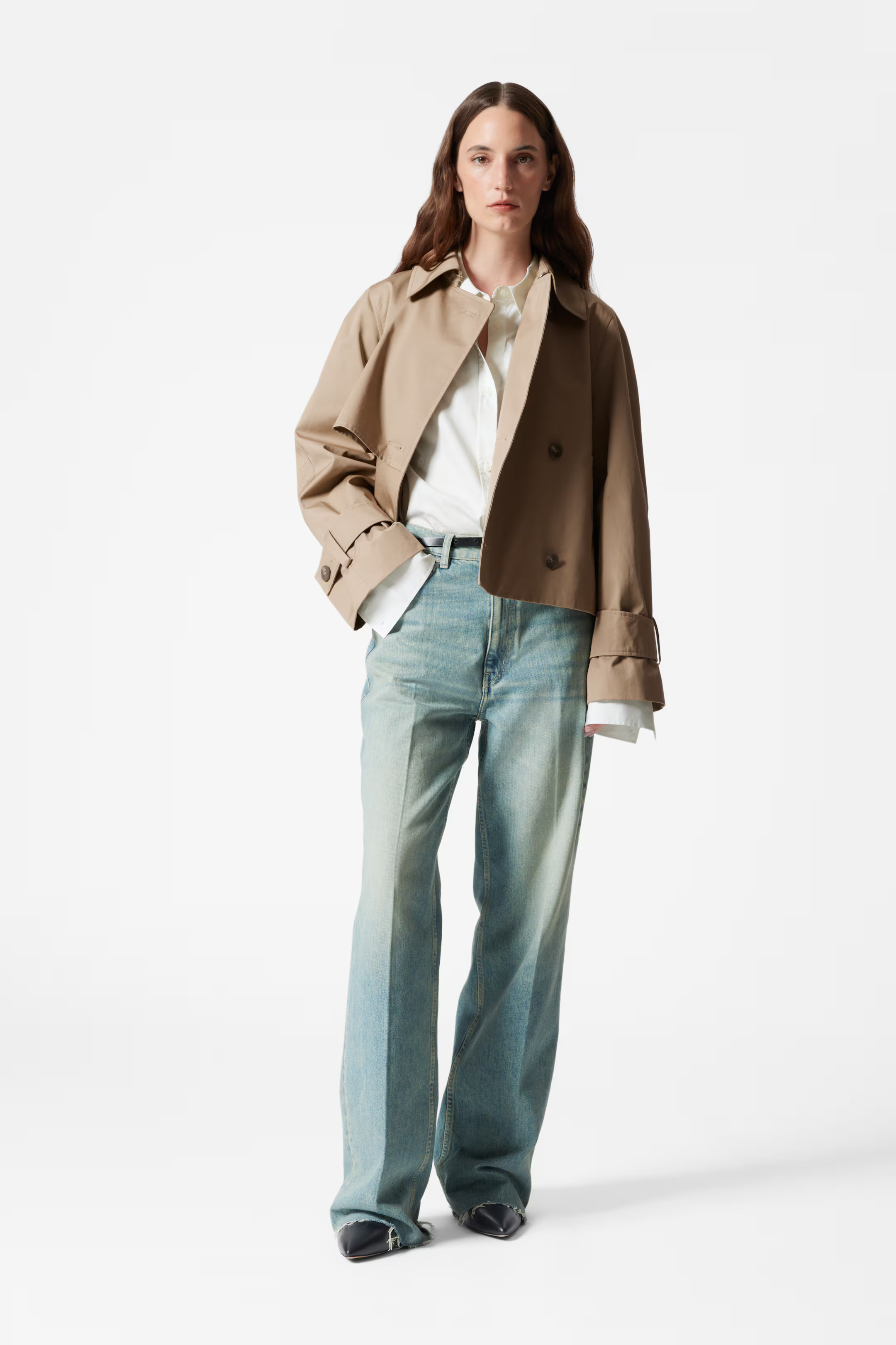Short Trench Coat Jacket | H&M (UK, MY, IN, SG, PH, TW, HK)