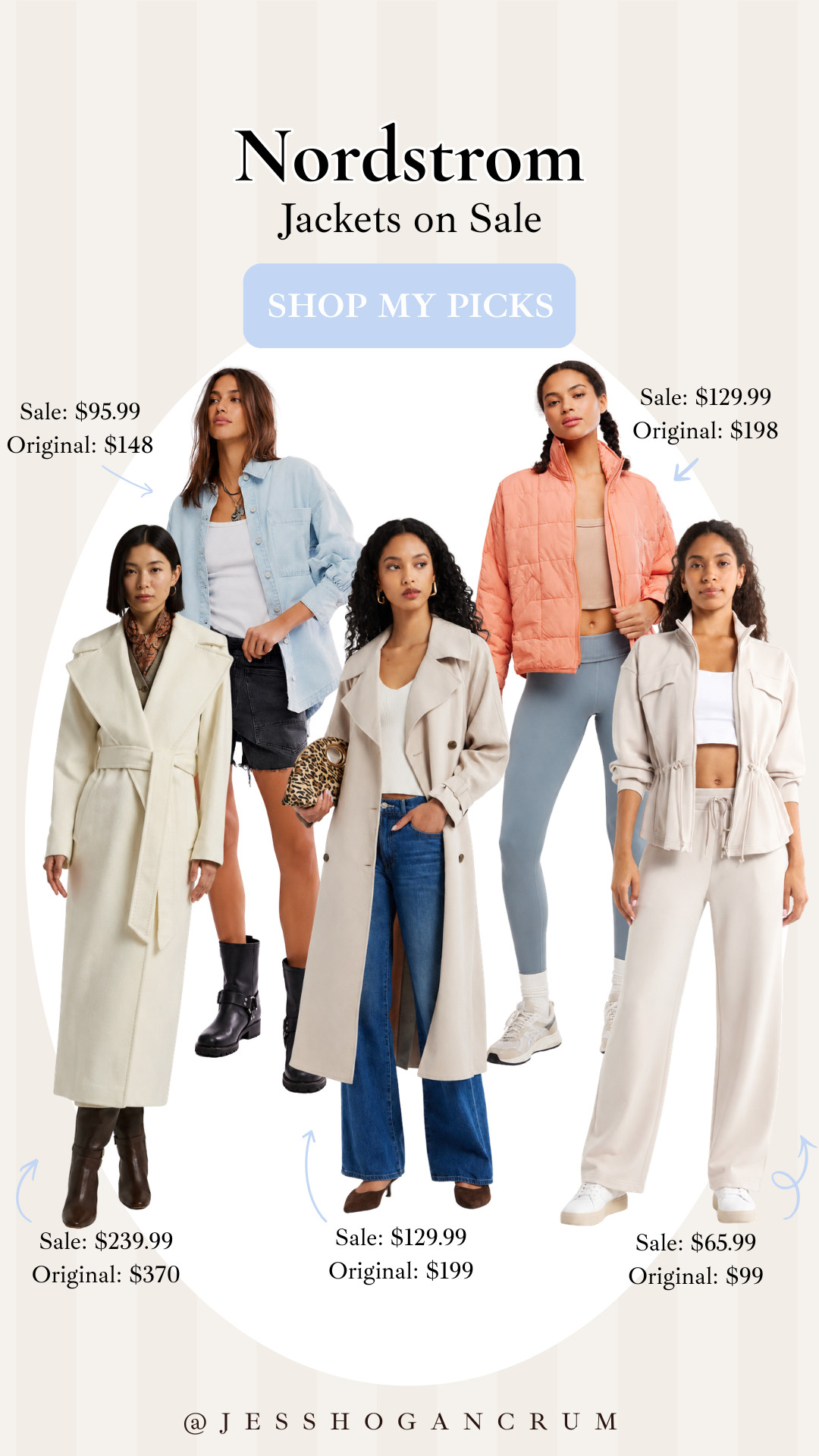 jackets that caught my eye during N sale! so cute for transitioning into fall. loving all of the trench options this year!!!

nordstrom sale, jackets on sale, trench coats, workout jackets, jean jacket, fall fashion, womens fashion, jess crum 

 #LTKootd #LTKSeasonal #LTKSaleAlert