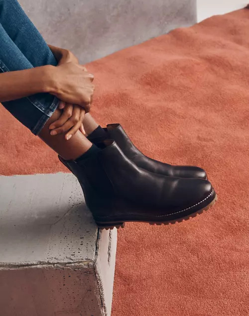The Ivy Chelsea Boot in Leather | Madewell