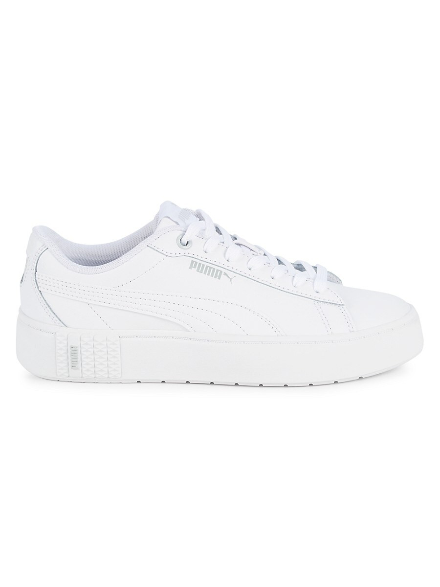 Puma Women's Smash Leather Sneakers - White - Size 8.5 | Saks Fifth Avenue OFF 5TH