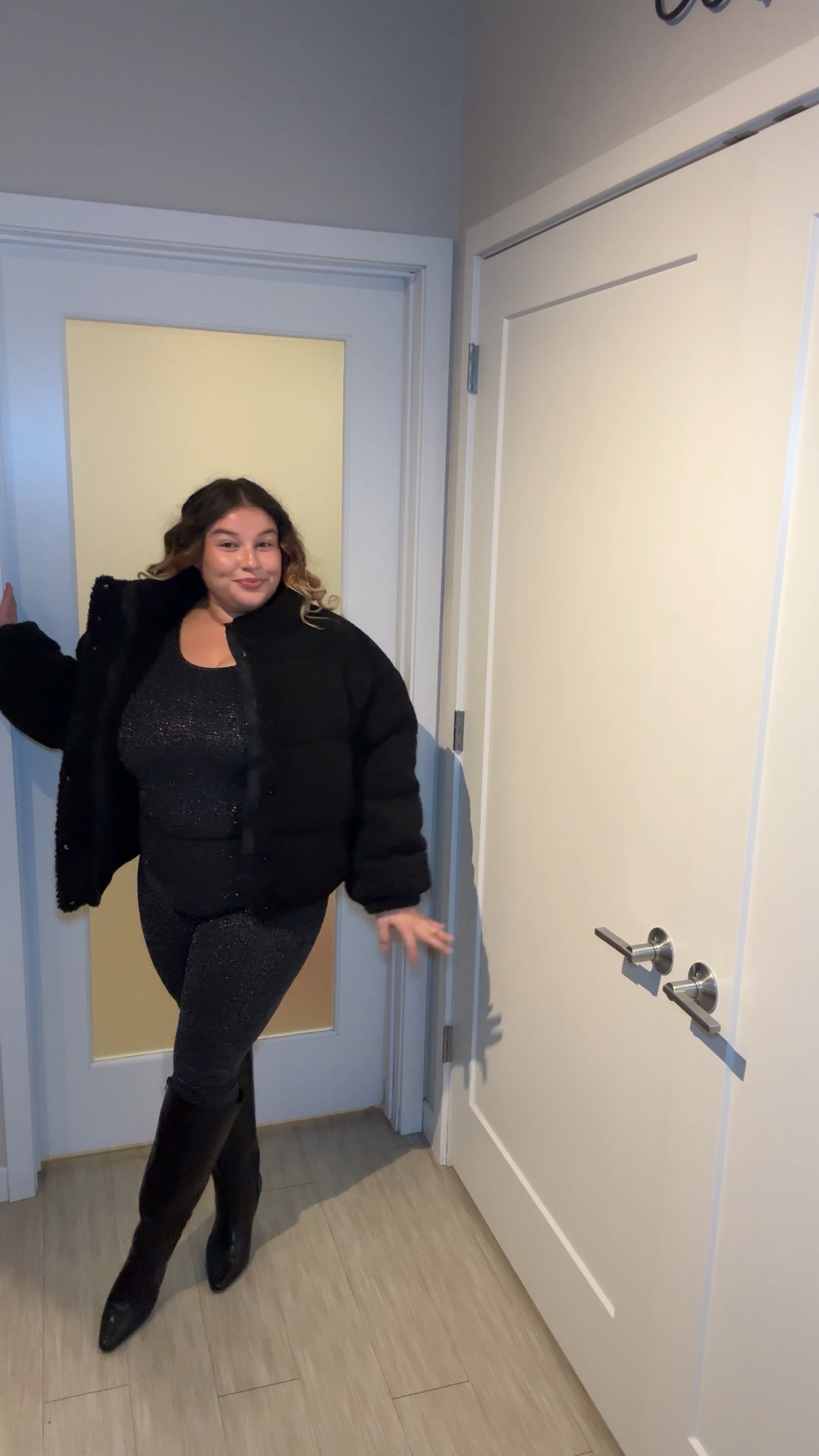 Yitty outfit 🖤✨ 
top: XL/XXL 
bottoms: XL/XXL 
jacket: 1X  

#LTKSeasonal #LTKPlusSize #LTKActive