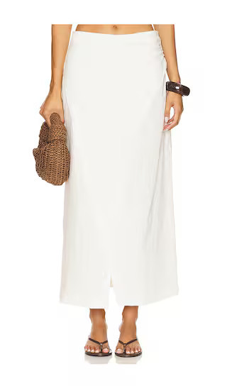 FAITHFULL Suis Skirt in White. - size XS | Revolve Clothing (Global)