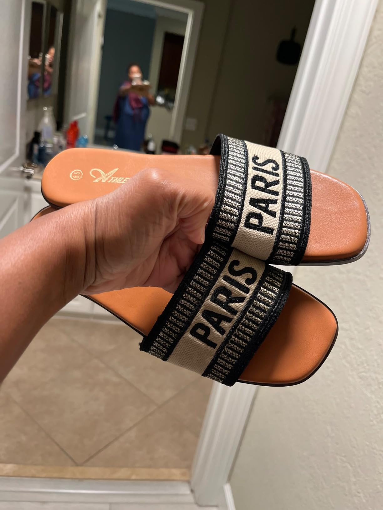 Athlefit Women's Flat Sandals Comfortable Slide Sandals Dressy Summer 2025 | Amazon (US)