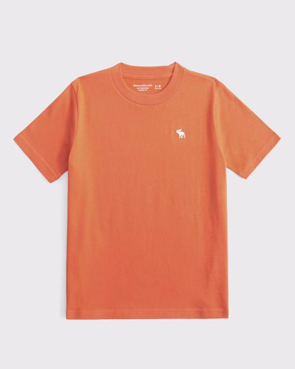 boys essential icon crew tee | boys tops | Abercrombie.com | Abercrombie & Fitch (US)
