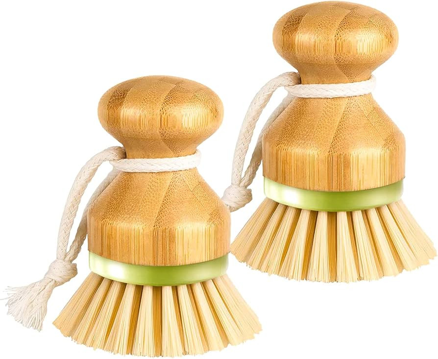 Dish Brush, Premium Dish Scrub Brush Set (Pack of 2), Made by Earth Friendly Recycled Materials, ... | Amazon (US)