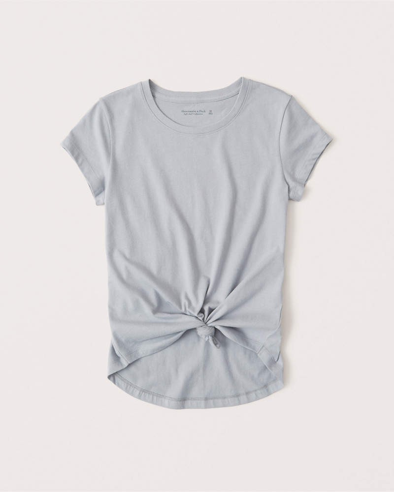 Knotted Crew Tee | Abercrombie & Fitch (US)