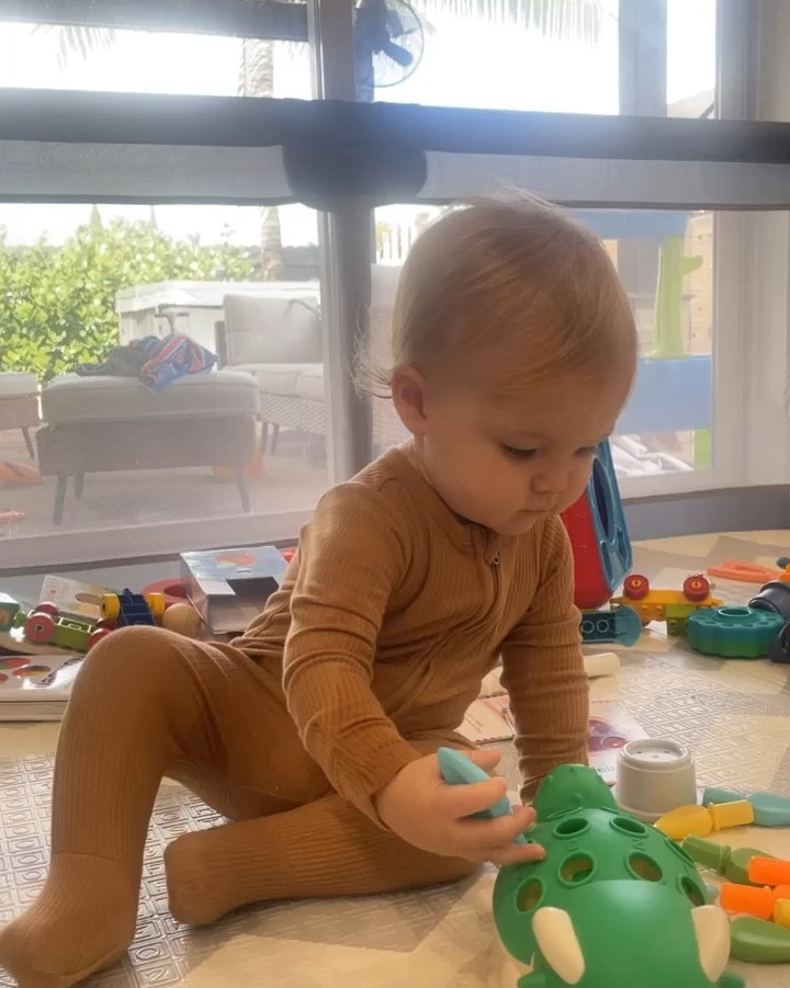 Sean still fits in these old navy sleepers (idk how) + one of his favorite toddler toys! 

#LTKFamily #LTKBaby #LTKKids