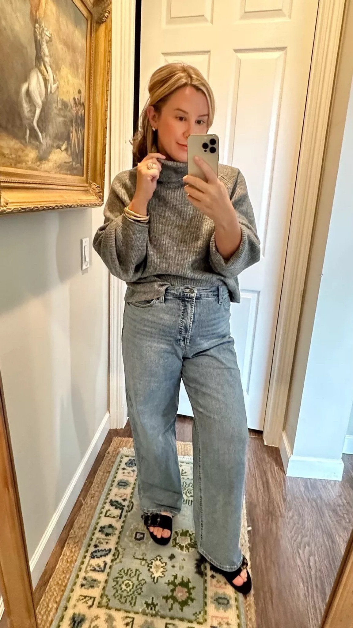 Fall capsule wardrobe, comfortable jeans for fall, boyfriend jeans, straight leg jeans, Grandmillennial fashion, fall fashion, affordable fashion, basics wardrobe, neutral fashion

#LTKunder50 #LTKmidsize #LTKstyletip