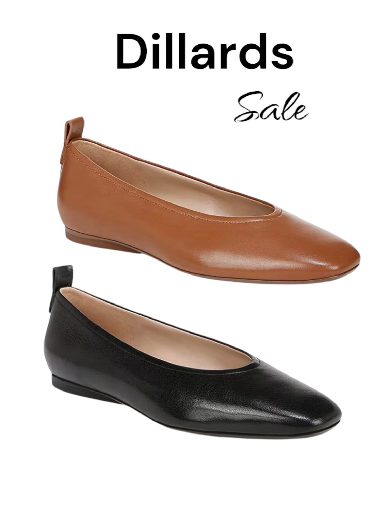 Chic flats in black and brown on sale at Dillards. 
#flats

#LTKsalealert #LTKshoecrush