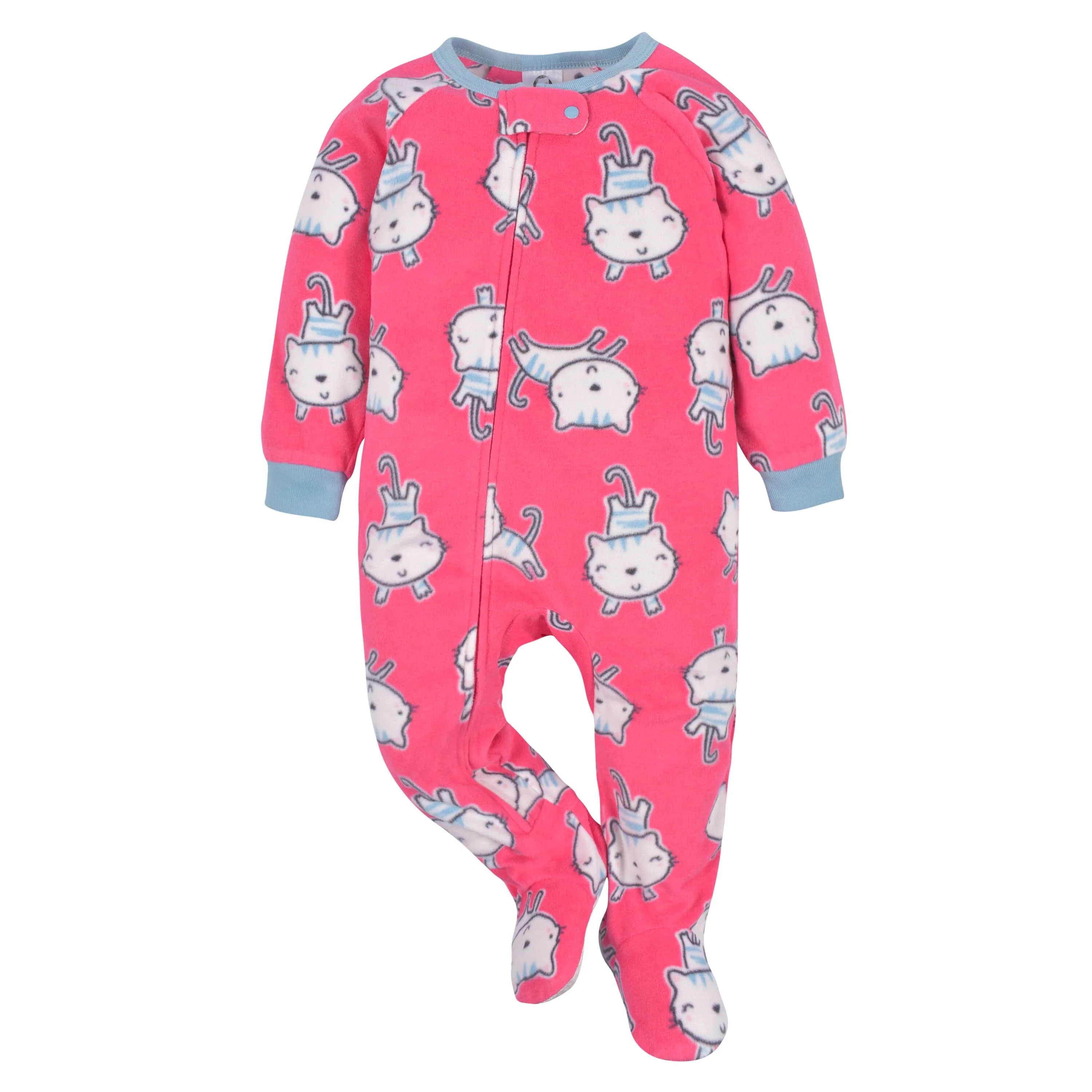 Infant & Toddler Girls Tigers Fleece Pajamas | Gerber Childrenswear