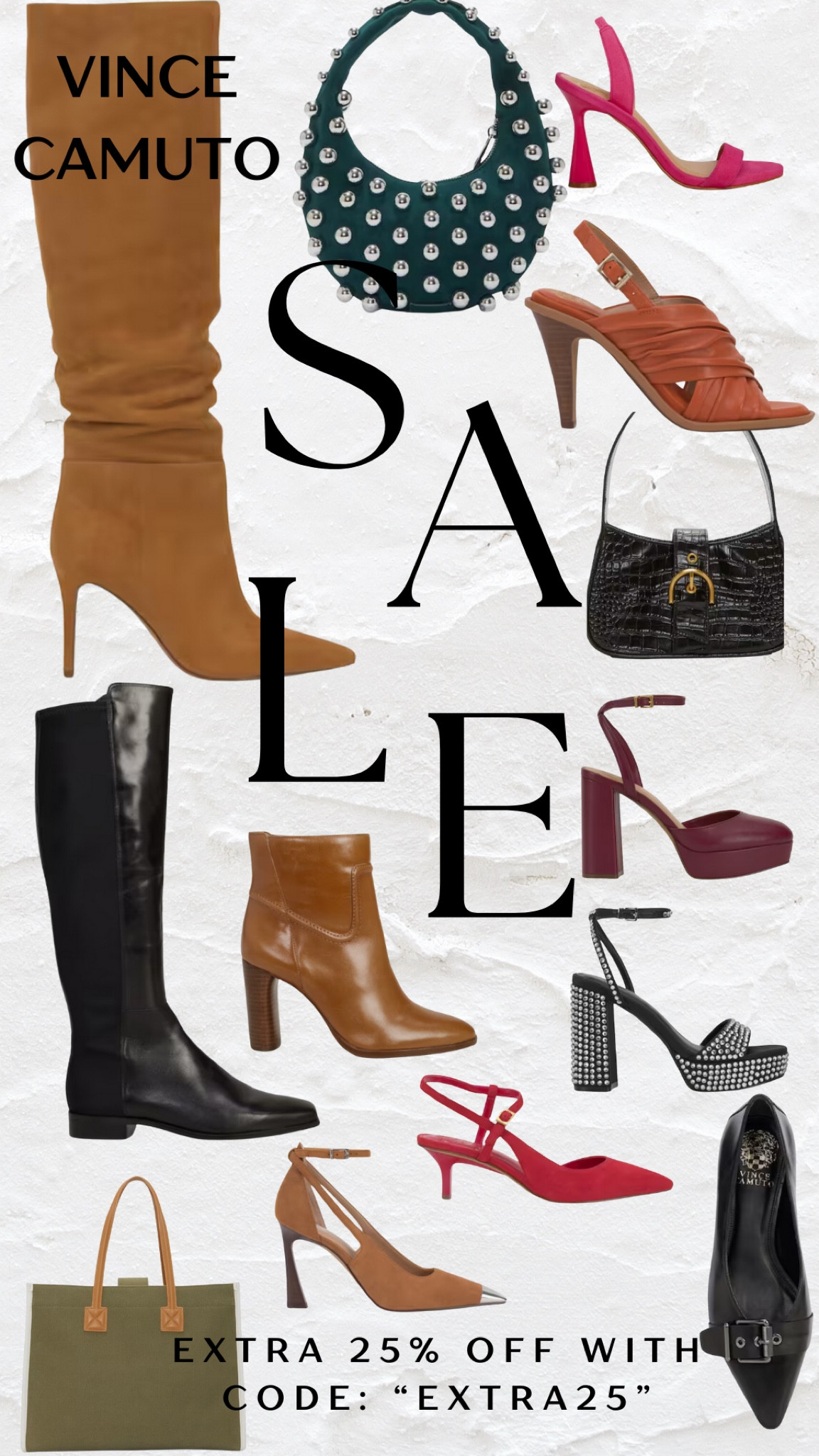 WE LOVE A GOOD SALE ON SALE! Vince Camuto is offering an additional 25% off on all sale items - shoes, purses, clothes, etc. 👠 

#LTKsalealert #LTKshoecrush #LTKworkwear