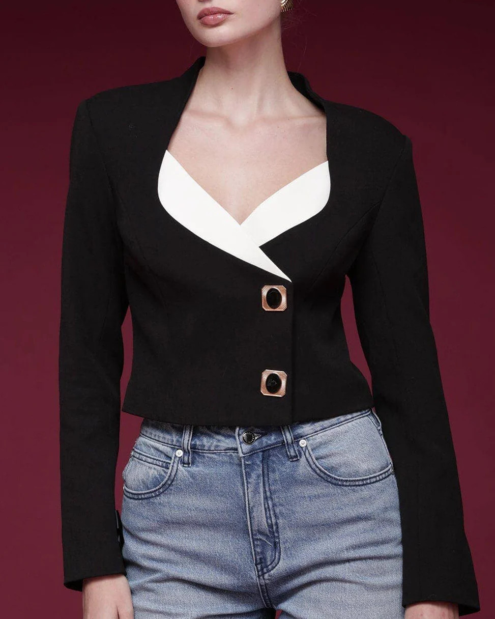 Victoria Button Blazer | Care Tucker