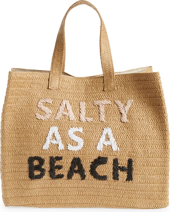 Salty as a Beach Straw Tote | Nordstrom