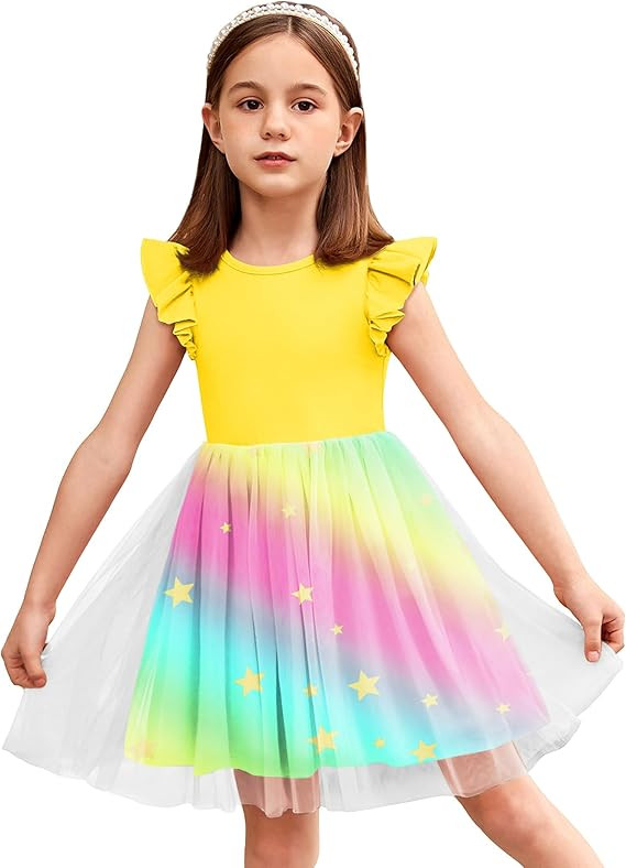 Arshiner Toddler Tutu Dress Little Girls Fluffy Summer Dresses Casual Party Tulle Sundress for Ki... | Amazon (US)