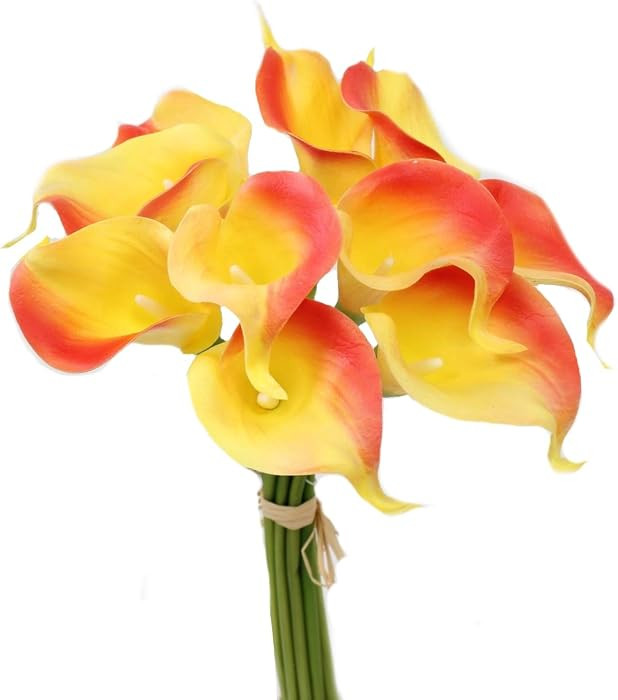 Real Touch Calla Lily Artificial Flowers \u2014 Perfect for a Wedding, Prom, Home Decor \u2014 DI... | Amazon (US)