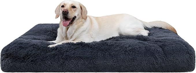 Washable Dog Bed for Crate 35"X23", Dog Beds for Medium Size Dog, Waterproof Dog Beds for Medium ... | Amazon (US)