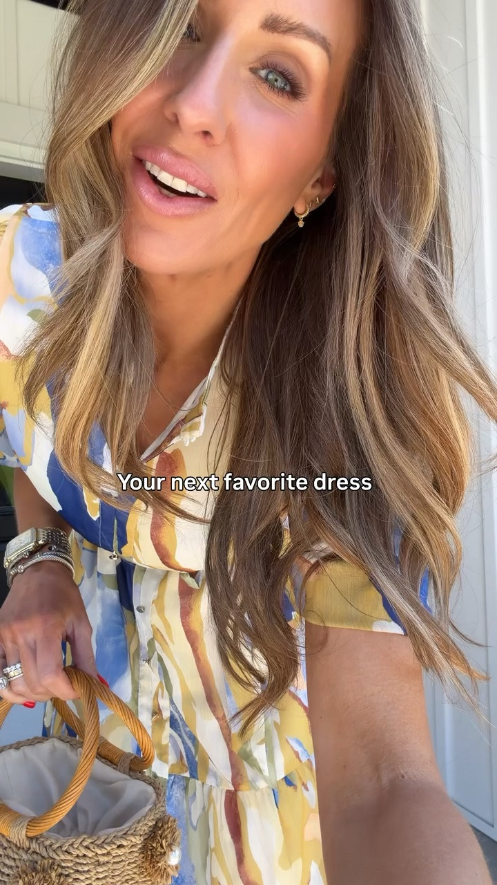 this dress just screams vacation plans and summer events. the colors are so pretty in person and I love how lightweight and flattering the fit is

summer dress outfit, vacation style, resort wear, colorful dress, brunch outfit, beach vacation outfit, feminine fashion, spring dresses, chic summer look, affordable fashion finds, themominstyle

#LTKMothersDay #LTKSeasonal #LTKOver40