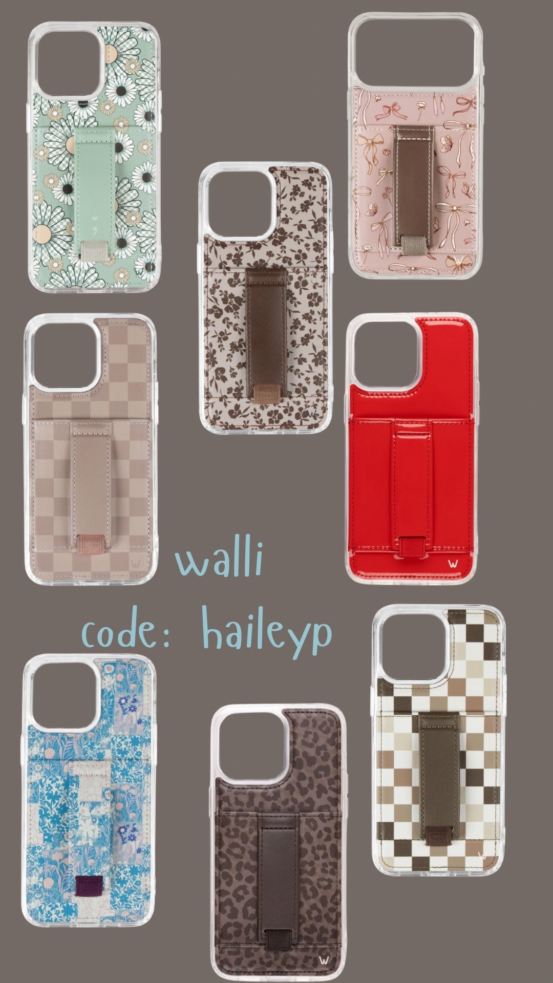 Walli cases 
Discount code: haileyp
#phonecases 

#LTKSeasonal #LTKHome #LTKTravel