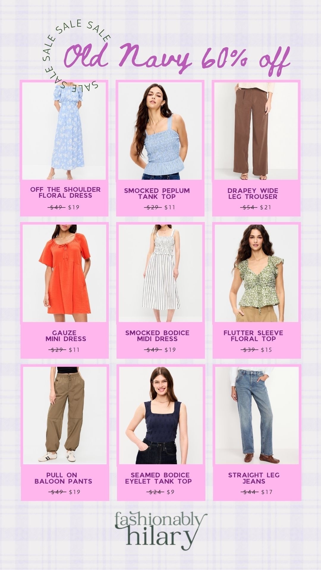 Old Navy has a bunch of adorable spring items 60% off right now and these are my favs! This off the shoulder floral dress would be perfect for graduation and the lightweight tank tops and dresses scream spring. The sale ends tomorrow, so shop these sales now!

#LTKWorkwear #LTKSaleAlert #LTKMidsize