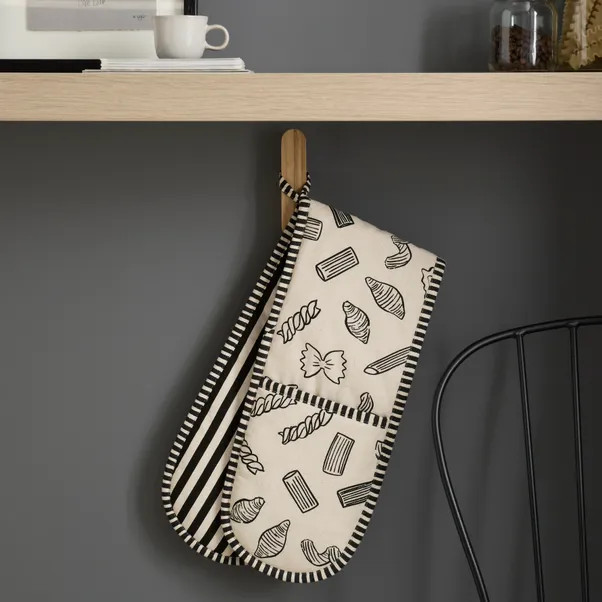 Bistro Pasta Double Oven Glove | Dunelm
