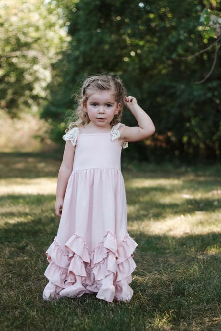 Toddler Girl Boho Dress | Ruffle Maxi Dress | Dress for Family Photos | Twirl Dress

#LTKfamily #LTKkids #LTKFind
