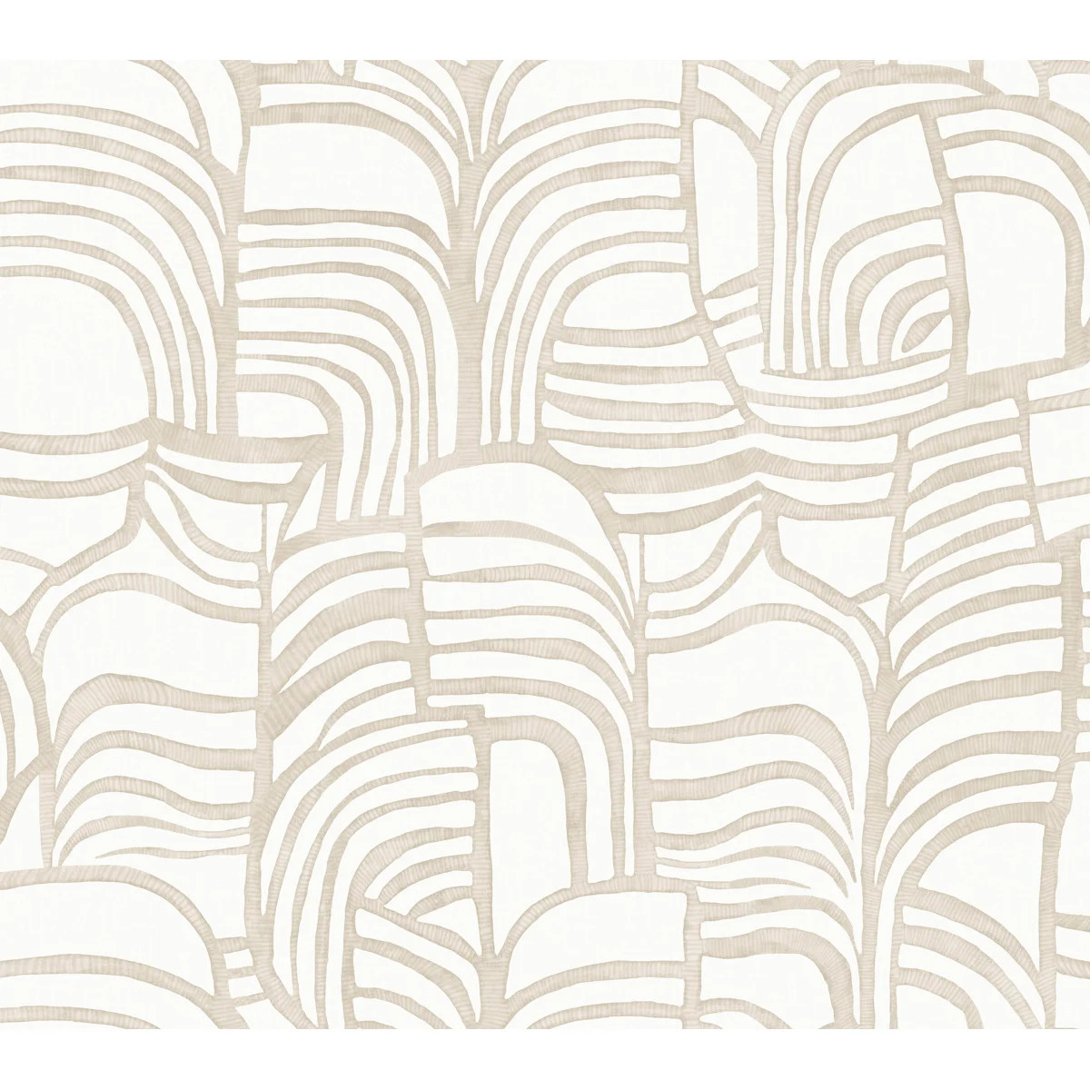 Featherwork Linen Premium Peel and Stick Wallpaper | Wayfair North America