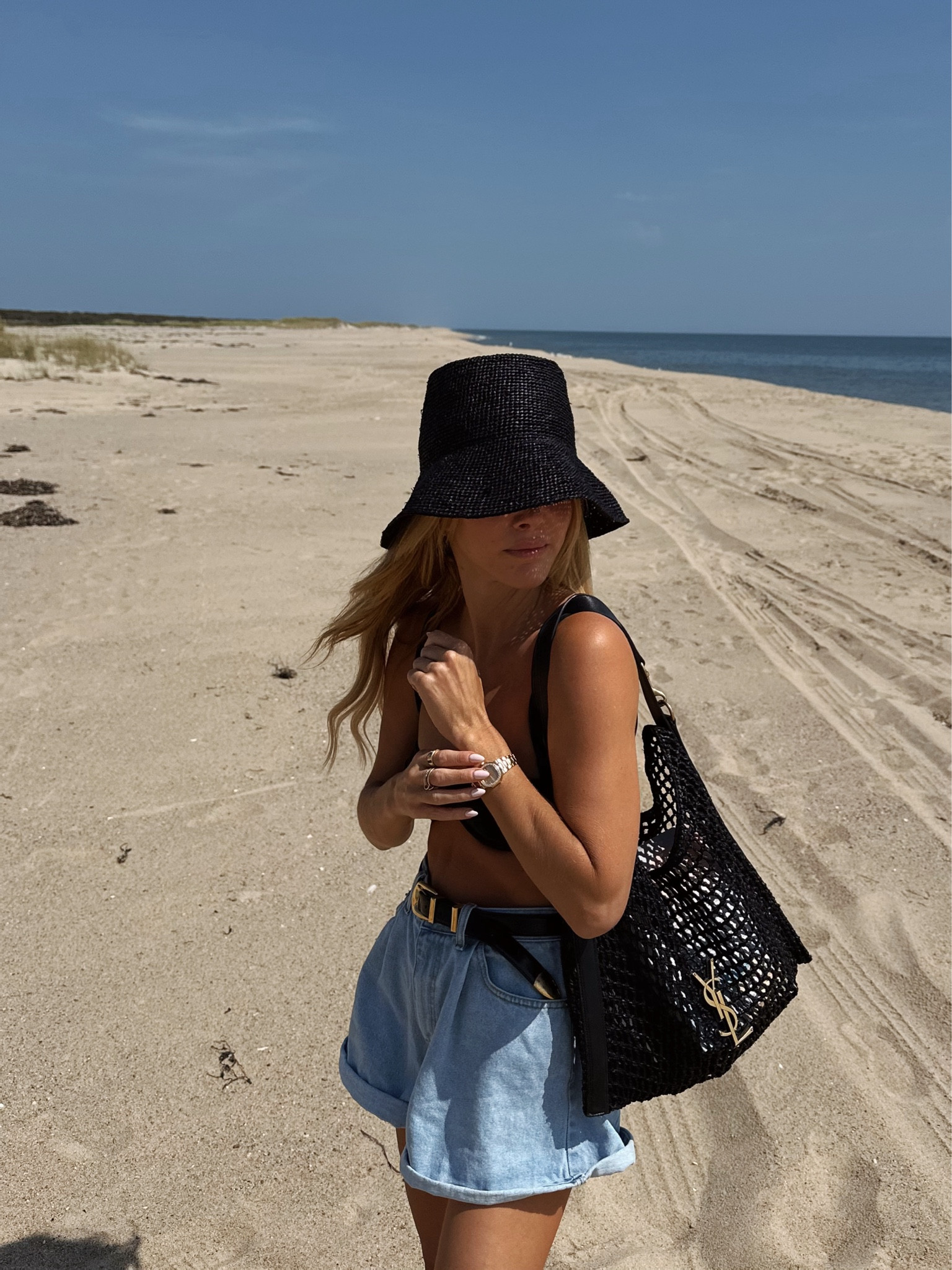 oversized denim short roundup 