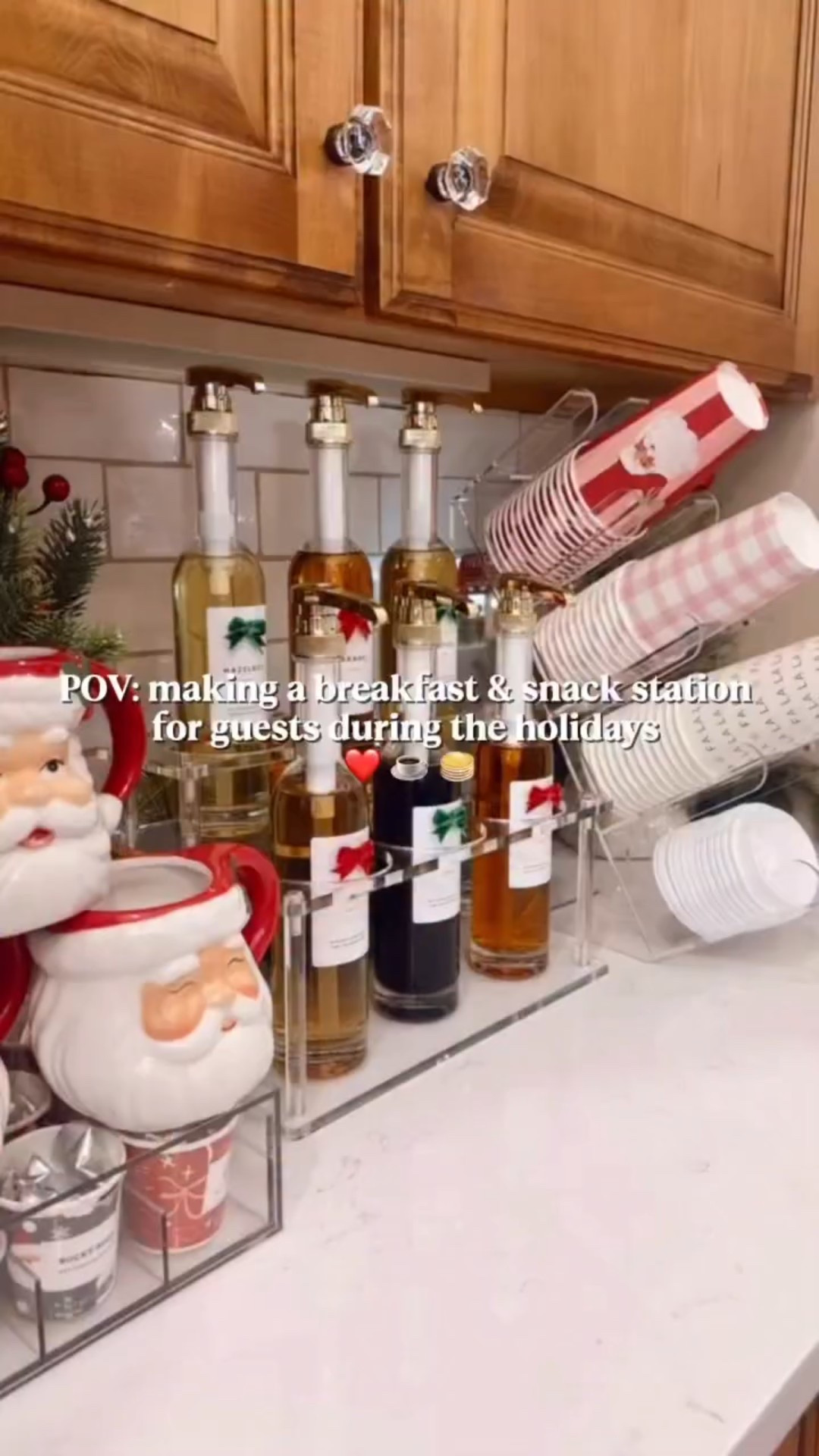 Cozy holiday breakfast station! 

#LTKHome #LTKHoliday