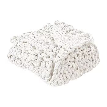 Modern Threads Chunky Knit Reina Reversible Midweight Throw | JCPenney