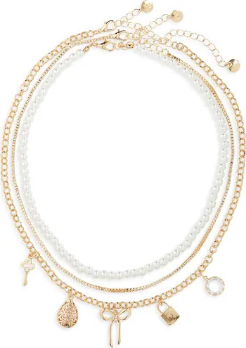 Layered Charm Necklace | Nordstrom