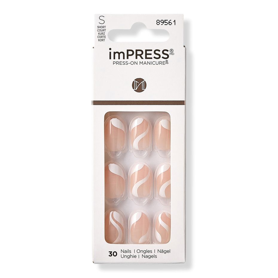 Golden Days imPRESS Design Short Press-On Manicure Nails | Ulta