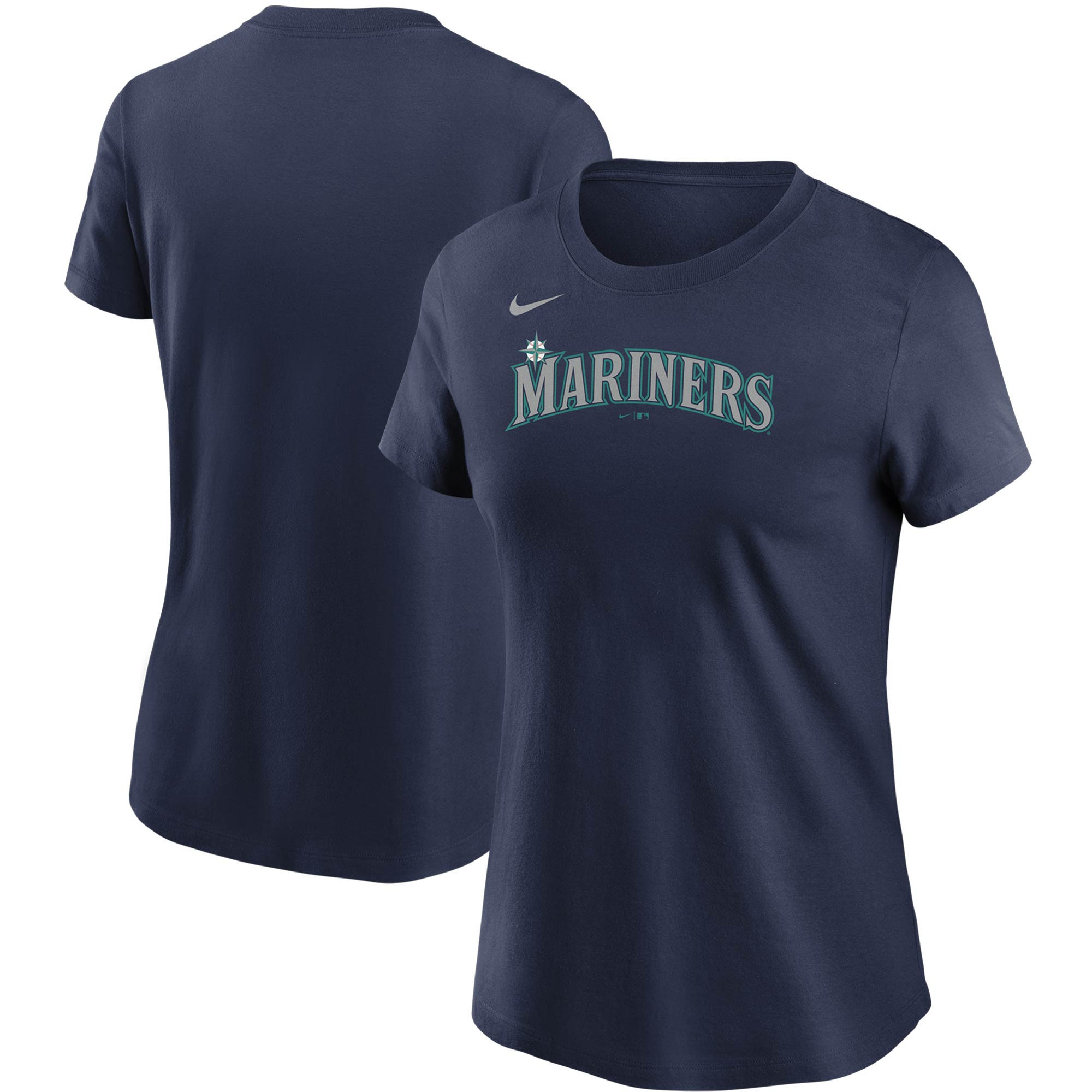 Women's Nike Navy Seattle Mariners Wordmark T-Shirt | Fanatics