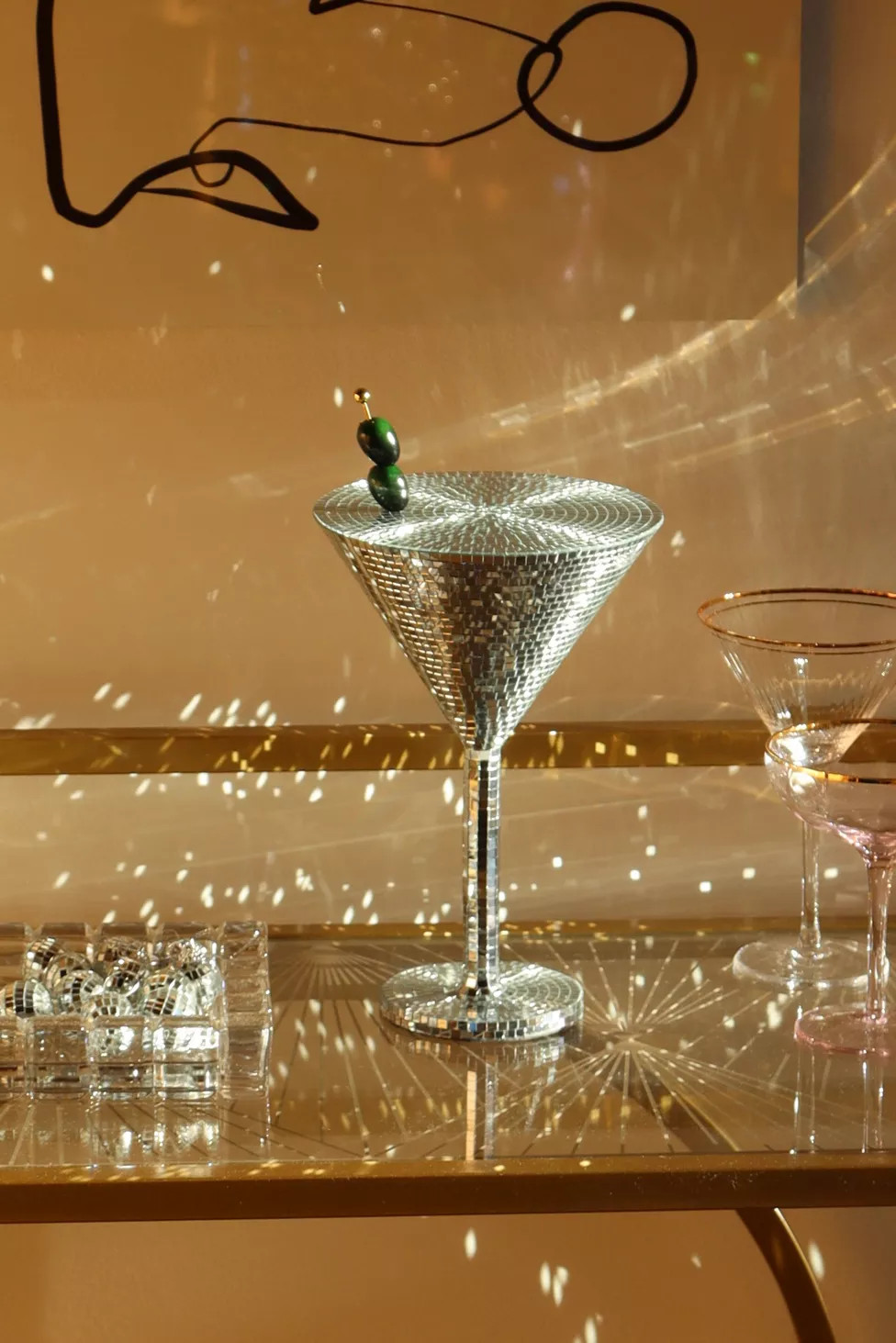 Sofiest Designs Disco Martini Glass | Urban Outfitters (US and RoW)