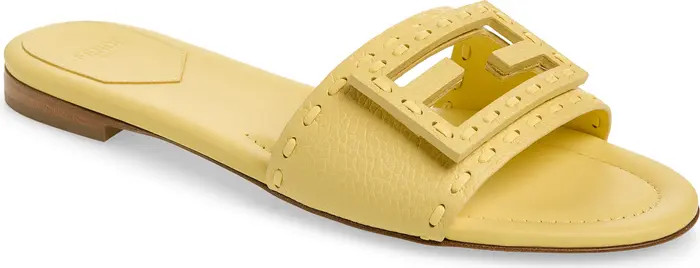 Fendi Signature Slide Sandal (Women) | Nordstrom | Nordstrom