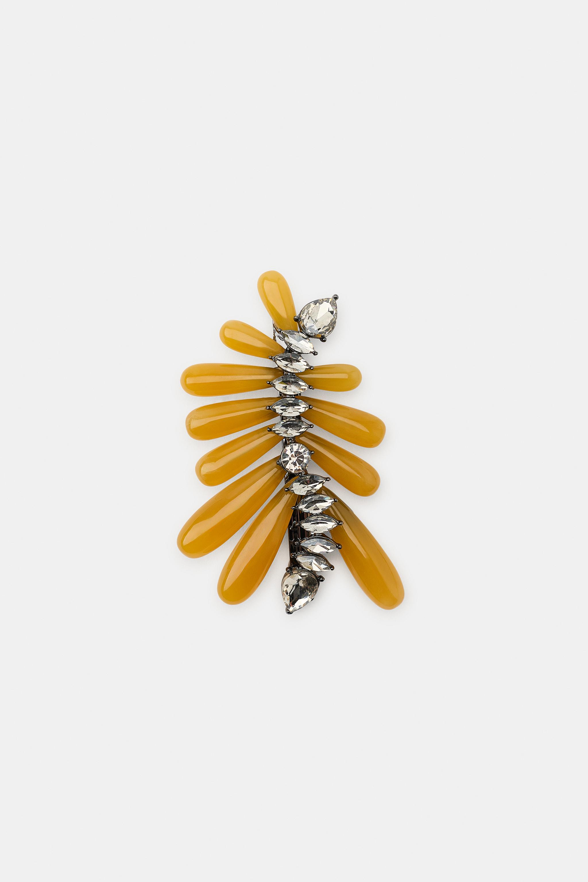 RESIN JEWEL BROOCH | Zara US