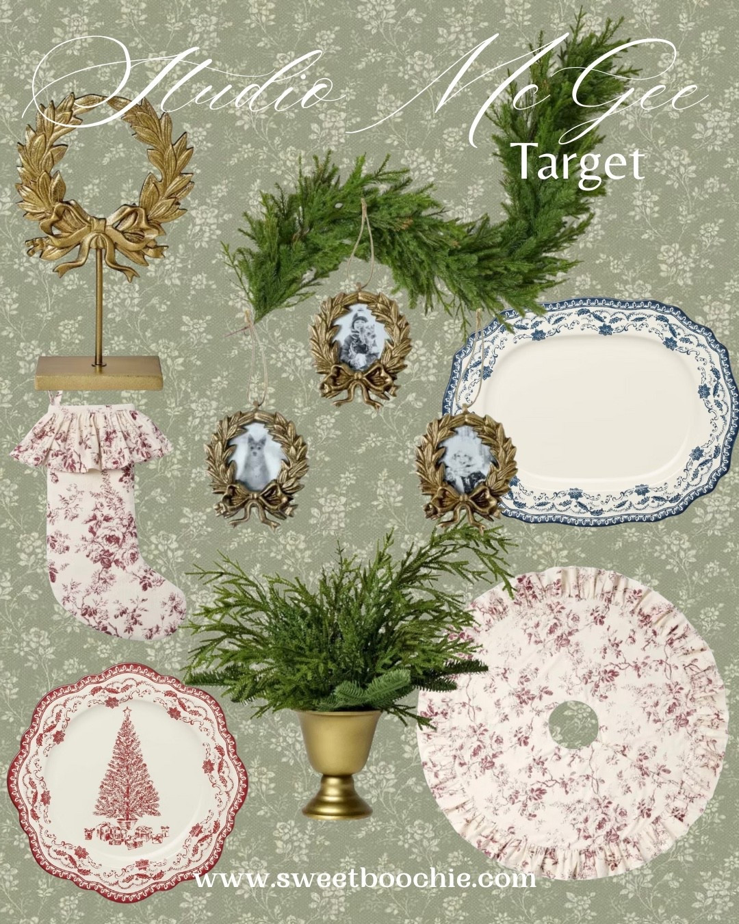 Studio McGee x Target Christmas collection. Beautiful holiday pieces from Studio McGee this year. 

Tree skirt, garland, floral stocking, faux greenery, Christmas plates, vintage Christmas 

#LTKSeasonal #LTKHome #LTKStyleTip