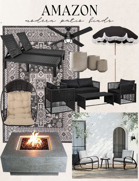 Amazon modern outdoor patio finds. Budget friendly furniture finds. For every budget. Organic modern, traditional, mid century modern, boho chic, coastal home. Amazon home finds, modern farmhouse style, budget decor, splurge or save favorites.

#LTKFind #LTKstyletip #LTKhome