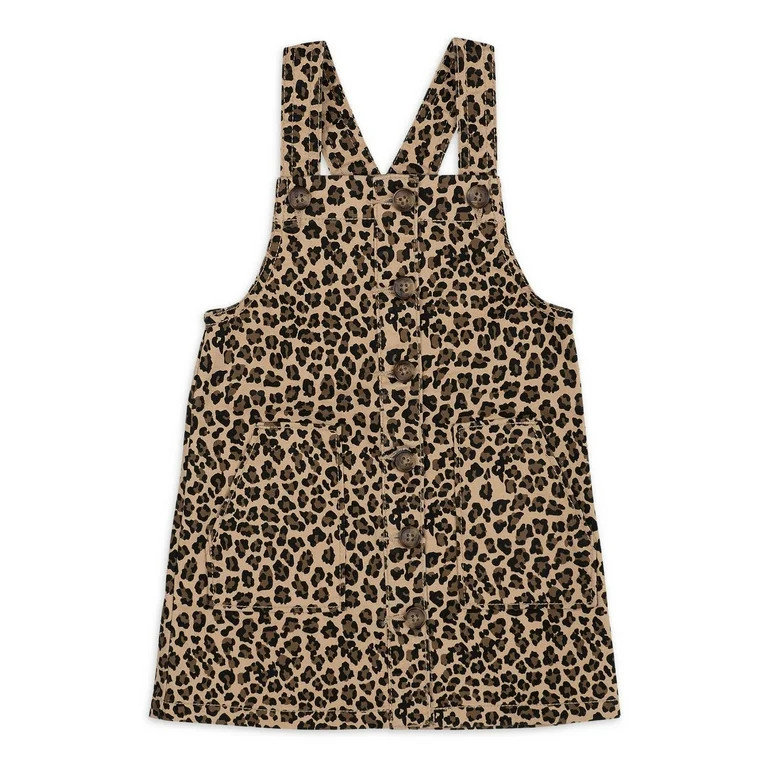 Wonder Nation Baby & Toddler Girl Jumper Dress, 12 Months-5T | Walmart (US)