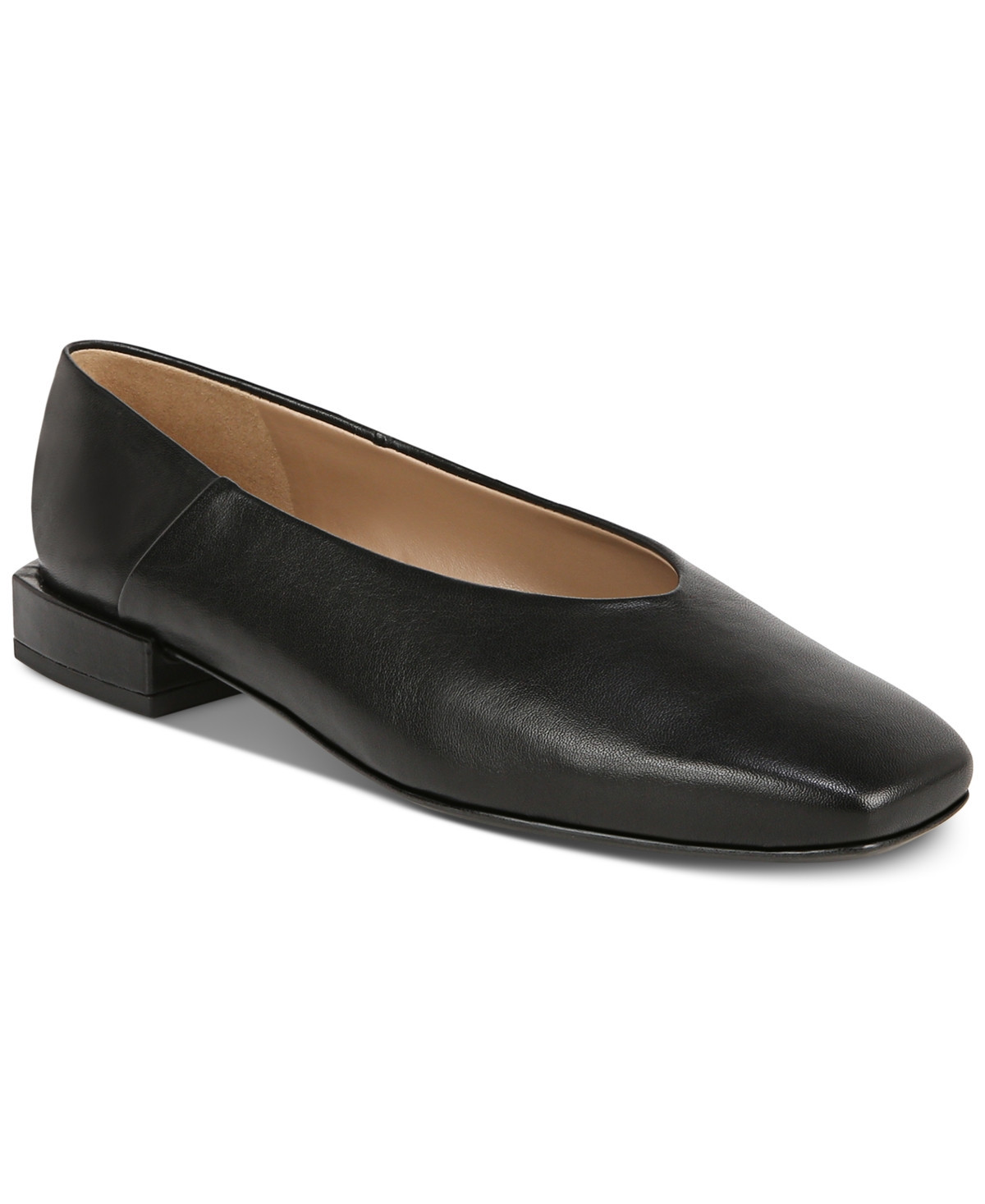 Sam Edelman Women's Kasey Ballerina Flats - Black Leather | Macy's