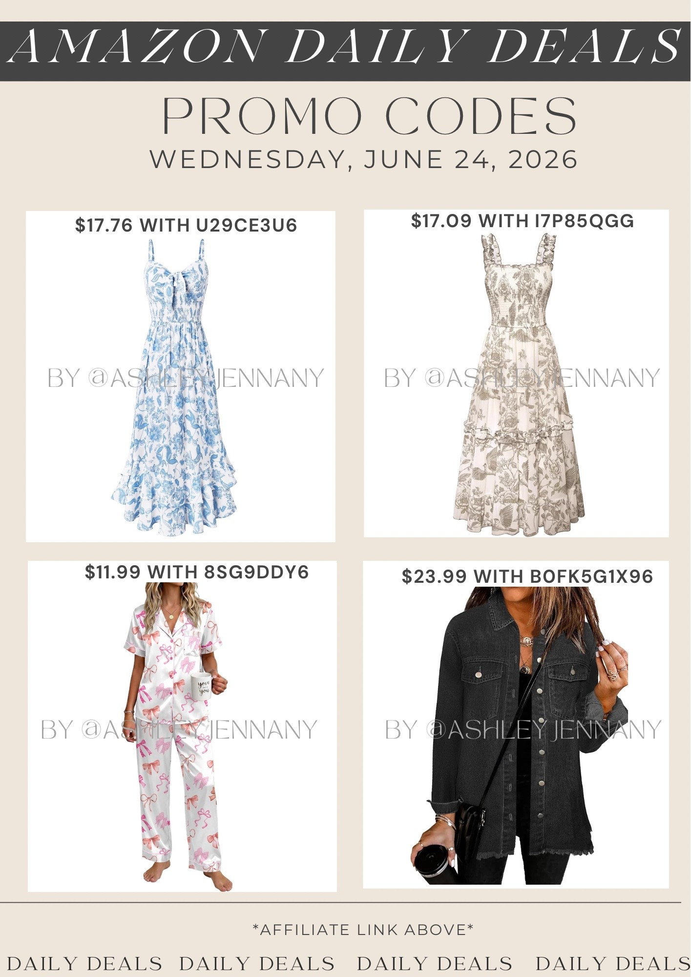 Amazon deals

#LTKSaleAlert #LTKMidsize #LTKootd