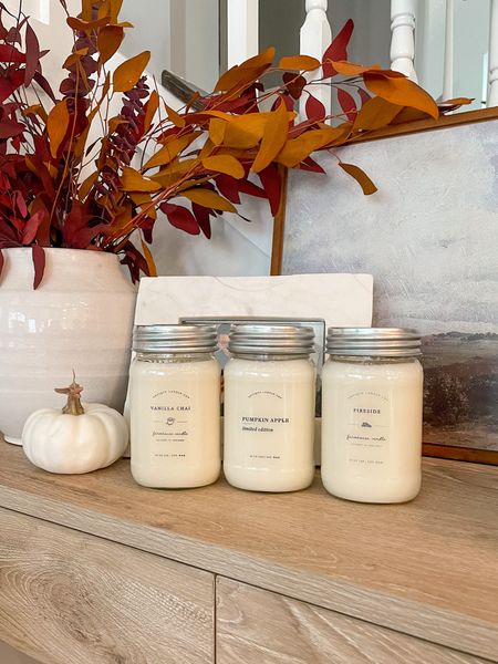 My latest candle haul from Antique Candle Co. They have the best candles and I’m such a big fan. Grabbed a few fall candles for this year. They are still running a B2G1 free sale! 

#LTKsalealert #LTKSeasonal #LTKhome